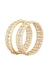 Zevar By Geeta Gold Plated Diamonds Kundan Bangle Set Of 2 Online at Aza Fashions Zevar By Geeta_Gold Plated Diamonds Kundan Bangle Set Of 2_Online_at_Aza_Fashions