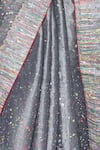 Buy_Paksh_Grey Tissue Hand Painted Saree  _Online_at_Aza_Fashions