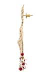 Moh-Maya By Disha Khatri_Gold Plated Pearls, Diamonds Jadau Pendant Choker Set _at_Aza_Fashions