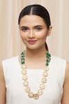 Just Shradha's_Kundan Bead Contemporary Necklace_Online_at_Aza_Fashions