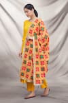 Buy_Samyukta Singhania_Multi Color Phulkari Embroidered Dupatta_Online_at_Aza_Fashions