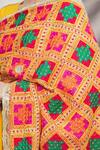 Shop_Samyukta Singhania_Multi Color Phulkari Embroidered Dupatta_Online_at_Aza_Fashions