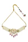 Buy_Kiara_22kt Kundan Pendant Choker_at_Aza_Fashions