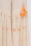 Surily G_White Crepe Embellished Sharara Pants  _at_Aza_Fashions