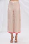 Surily G_White Crepe Embroidered Striped Pants  _Online_at_Aza_Fashions