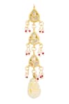 Buy_Just Shradha's_Kundan Tiered Danglers_Online_at_Aza_Fashions