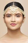Buy_Moh-Maya By Disha Khatri_Gold Plated Kundan Mathapatti _Online_at_Aza_Fashions