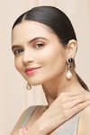 Buy_Ananta Jewellery_Silver Plated Cubic Zirconia Bead Drop Earrings _Online_at_Aza_Fashions