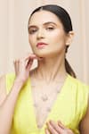 Buy_Ananta Jewellery_Gold Plated Cubic Zirconia Layered Chain Necklace _Online_at_Aza_Fashions