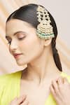 Vivinia By Vidhi Mehra_Gold Plated Kundan Bead Drop Passa _Online_at_Aza_Fashions