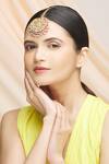 Shop Vivinia By Vidhi Mehra Gold Plated Kundan Maangtikka Online at Aza Fashions Shop_Vivinia By Vidhi Mehra_Gold Plated Kundan Maangtikka _Online_at_Aza_Fashions