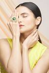 Buy Vivinia By Vidhi Mehra Gold Plated Pearls, Stones Kundan Studded Ring Online at Aza Fashions Buy_Vivinia By Vidhi Mehra_Gold Plated Pearls, Stones Kundan Studded Ring _Online_at_Aza_Fashions