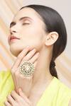 Vivinia Designer Jewellery_Kundan Statement Ring_Online_at_Aza_Fashions