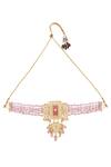 Khushi Jewels_Kundan Choker Necklace Jewellery Set_Online_at_Aza_Fashions