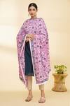 Buy Samyukta Singhania Pink Cotton Embroidered Phulkari Dupatta at Aza Fashions Buy_Samyukta Singhania_Pink Cotton Embroidered Phulkari Dupatta_at_Aza_Fashions