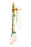 Just Shradha's_Stone Tassel Drop Earrings_at_Aza_Fashions