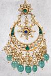 Buy_Auraa Trends_Gold Plated Diamonds, Stones Kundan Studded Chandbalis _Online_at_Aza_Fashions