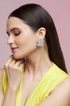 Chaotiq By Arti_Embellished Stud Earrings_Online_at_Aza_Fashions