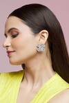 Shop_Chaotiq By Arti_Embellished Stud Earrings_Online_at_Aza_Fashions