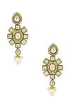 Chaotiq By Arti_Layered Polki Embellished Choker Jewellery Set_at_Aza_Fashions