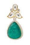 Khushi Jewels_Stone Embellished Dangler Earrings_at_Aza_Fashions