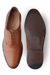 Shop_Rapawalk_Brown Handcrafted Toe Cap Oxford Shoes  _at_Aza_Fashions