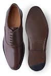 Shop_Rapawalk_Brown Handcrafted Toe Cap Oxford Shoes  _at_Aza_Fashions