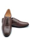 Rapawalk_Brown Handcrafted Toe Cap Oxford Shoes  _Online_at_Aza_Fashions