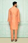 Shop_Arihant Rai Sinha_Orange Kurta Silk Plain And Pant Set_at_Aza_Fashions