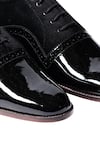 Shop_Artimen_Black Velvet Derby Shoes  _Online_at_Aza_Fashions