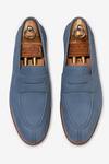 Shop_Bridlen_Blue Y-tip Penny Loafer Shoes _at_Aza_Fashions
