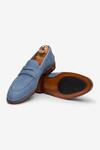 Buy_Bridlen_Blue Y-tip Penny Loafer Shoes _Online_at_Aza_Fashions