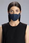 Buy_Ampm_Blue Denim Face Mask Single Pc_at_Aza_Fashions
