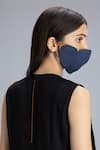 Shop_Ampm_Blue Denim Face Mask Single Pc_at_Aza_Fashions