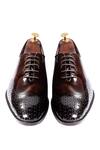 Shop Artimen Brown Handcrafted Brogue Oxfords at Aza Fashions Shop_Artimen_Brown Handcrafted Brogue Oxfords _at_Aza_Fashions