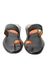 Shop_Artimen_Black Plain Handcrafted Sandals  _at_Aza_Fashions