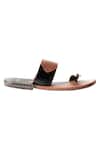 Artimen_Brown Plain Handcrafted Leather Sandals _Online_at_Aza_Fashions