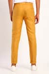 Shop_Son of A Noble Snob_Yellow Linen Trousers  _Online_at_Aza_Fashions