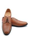 Rapawalk_Brown Italian Soft Leather Handcrafted Lace Up Derby Shoes_Online_at_Aza_Fashions