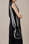 Buy_Ampm_Black Cut Work Nusrat Bucket Bag _Online_at_Aza_Fashions