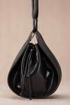 Ampm_Black Cut Work Mahra Bucket Bag _Online_at_Aza_Fashions