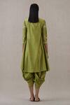 Shop_AMPM_Green Inaya Chanderi Tunic_at_Aza_Fashions