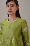 Shop_AMPM_Green Inaya Chanderi Tunic_Online_at_Aza_Fashions