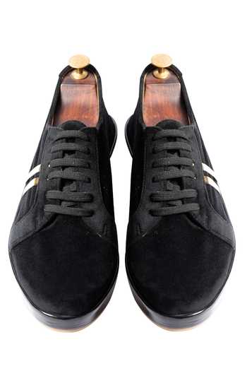 Shop_Artimen_Black Velvet Sneakers _at_Aza_Fashions