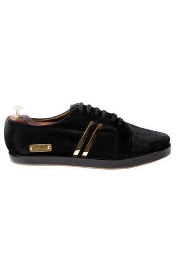Artimen_Black Velvet Sneakers _Online_at_Aza_Fashions
