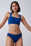 Shop_The Summer House_Blue Econyl Cate Bikini Top_Online_at_Aza_Fashions