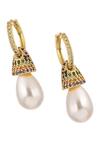 Shop_THE JEWEL FACTOR_Multi Color Crystals And Bead Embellished Hoops_Online_at_Aza_Fashions