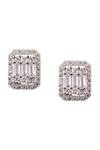 Shop The Jewel Factor Silver Plated Crystals Embellished Studs Online at Aza Fashions Shop_The Jewel Factor_Silver Plated Crystals Embellished Studs_Online_at_Aza_Fashions