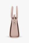 Buy_Tan & Loom_Pink Textured Leather Sling Bag _Online_at_Aza_Fashions