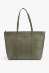 Buy_Tan & Loom_Green Textured 365 Days Leather Tote Bag_Online_at_Aza_Fashions